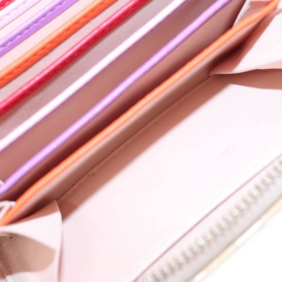 Christian Dior Canage Card Case Enamel Beige Auth ar13203 - Picture 16 of 16